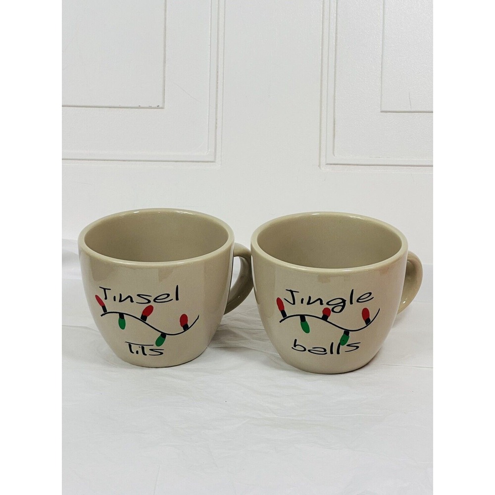 Product 62 Christmas Coffee‎ Mugs Hus/hers Funny Jingle Balls Tinsel T!ts